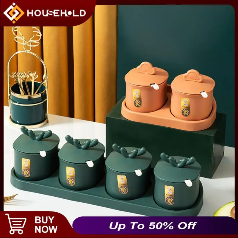 

Kitchen Gadget Monosodium Glutamate Jar The Suit Is Constituted Storage Tray Kitchen Storage Container Luxurious Spice Box