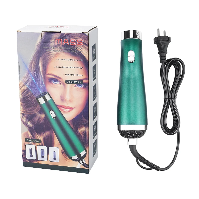 Professional Hot Air Brush Automatic Rotating Hairdryer Hairstyling Tools Blow Dryer With Nozzles Curling Iron