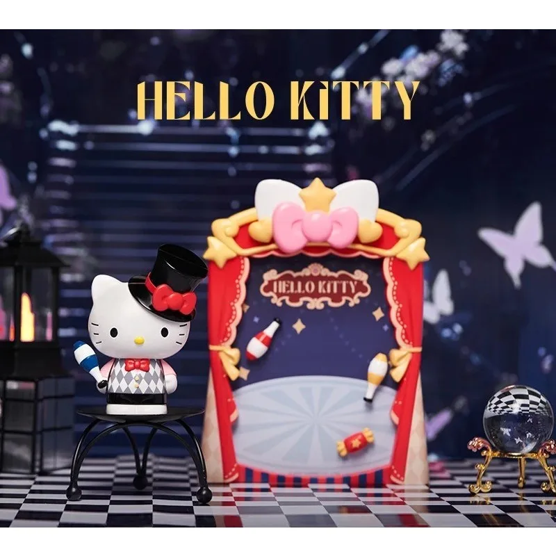 Sanrio Circus Series магнитные строительные блоки Kuromi Hello Kitty My Melody Cinnamroll мультяшная модель