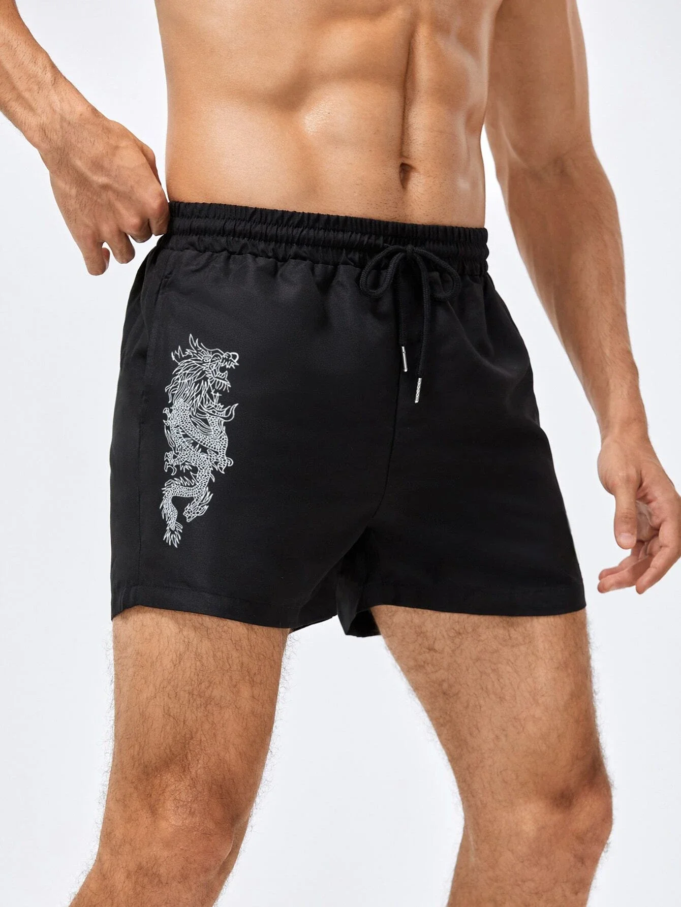 

Шорты мужские из денима в клетку, повседневные мешковатые модные тонкие короткие джинсовые брюки в стиле хип-хоп, с широкими штанинами, в Ко...