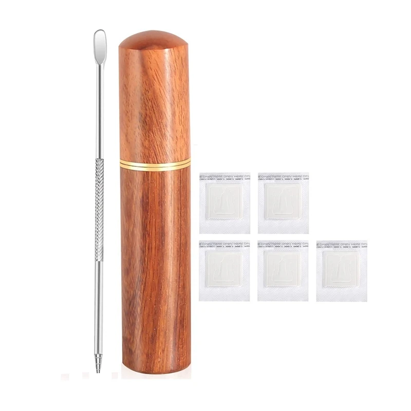 

Coffee Needle Distributor Espresso Needle With 5 Filter Bags And Stainless Steel Coffee Pulling Pin