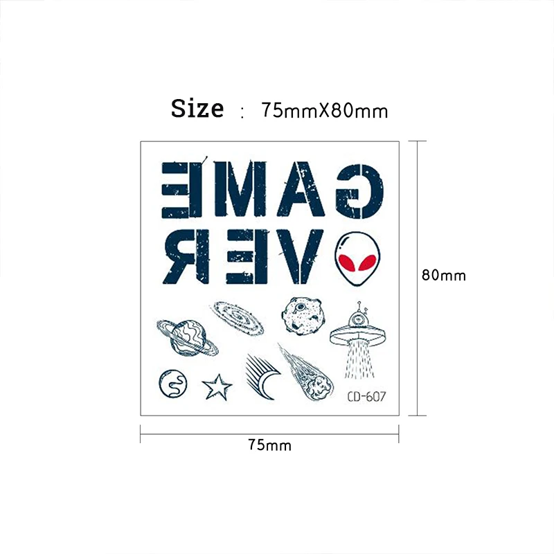 VeeCharm-временная тату-наклейка для рук и искусственная кожа классические модные