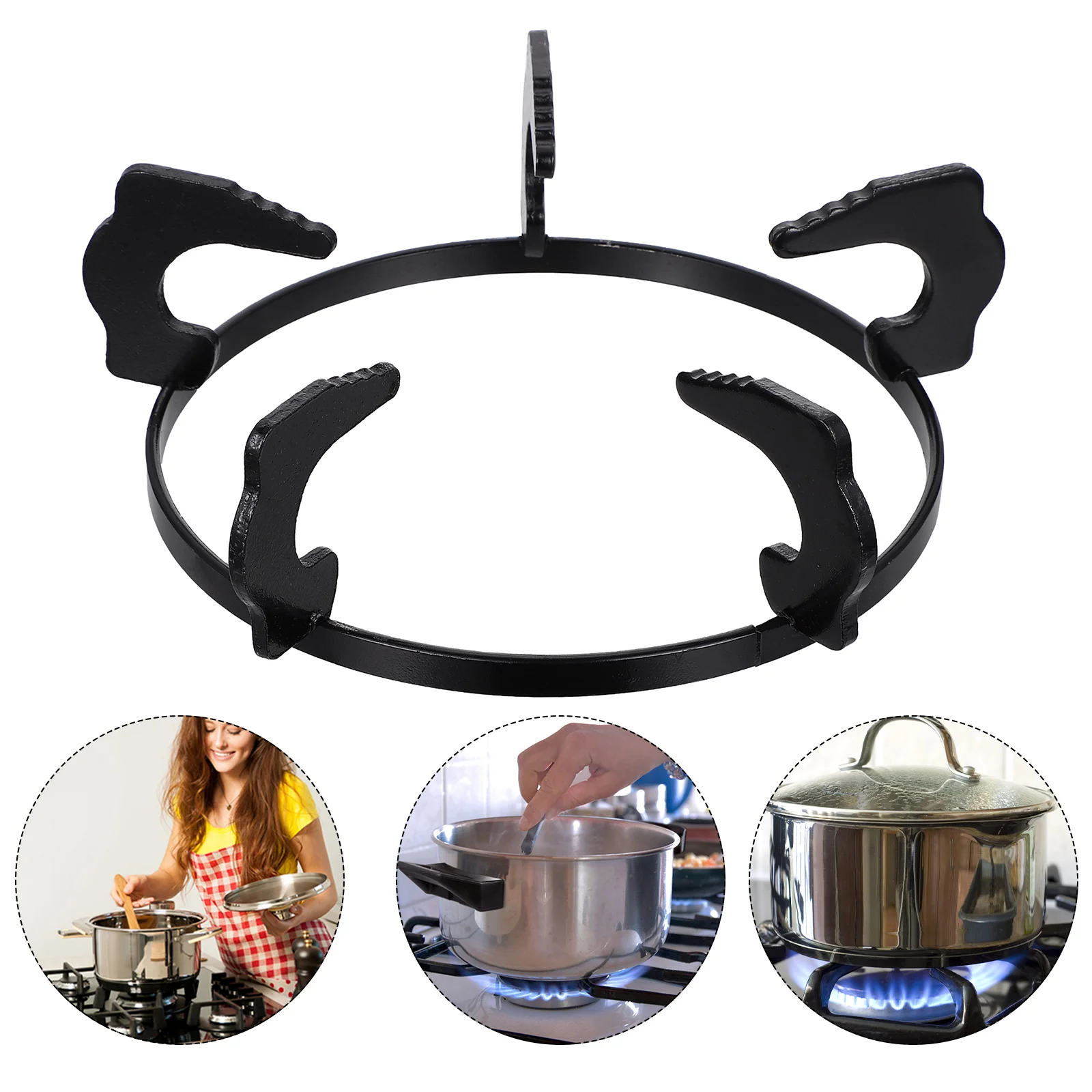 

Stove Wok Gas Ring Rack Burner Stand Grates Support Cooktop Trivet Pot Holderreducer Grate Iron Cast Pan Trivets Oven Range