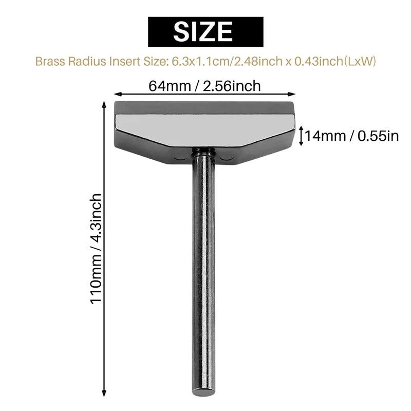 Набор инструментов Luthier для гитары B лад пресс прижимного грифа + 9 шт. вставок Лада