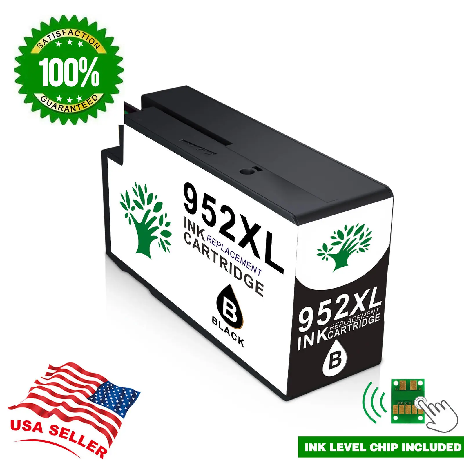 

1x 952XL Black Ink Cartridge For HP Officejet 7720 7440 7730 8218 8702 8710