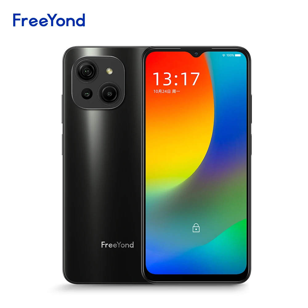 

FreeYond M5 8GB 128GB 50MP AI Triple Camera Cellphones 90Hz IPS Screen 5000mAh 18W Fast Charging 5000mA Android Mobile Phone