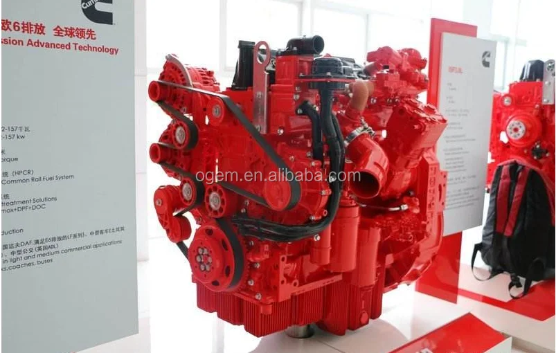 Автомобильный двигатель Euro IV 160 PS 210 ISF4.5 кВт для Cummins