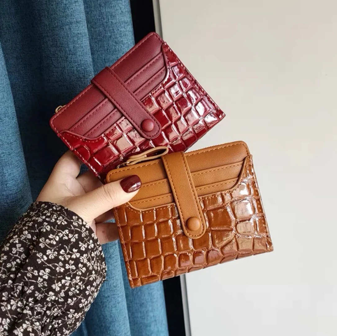

Stone Pattern Small Wallet Women Pu Leather Female Purse Zipper Coin Pocket Short Money Change Purse Mini Lady Wallet Purse