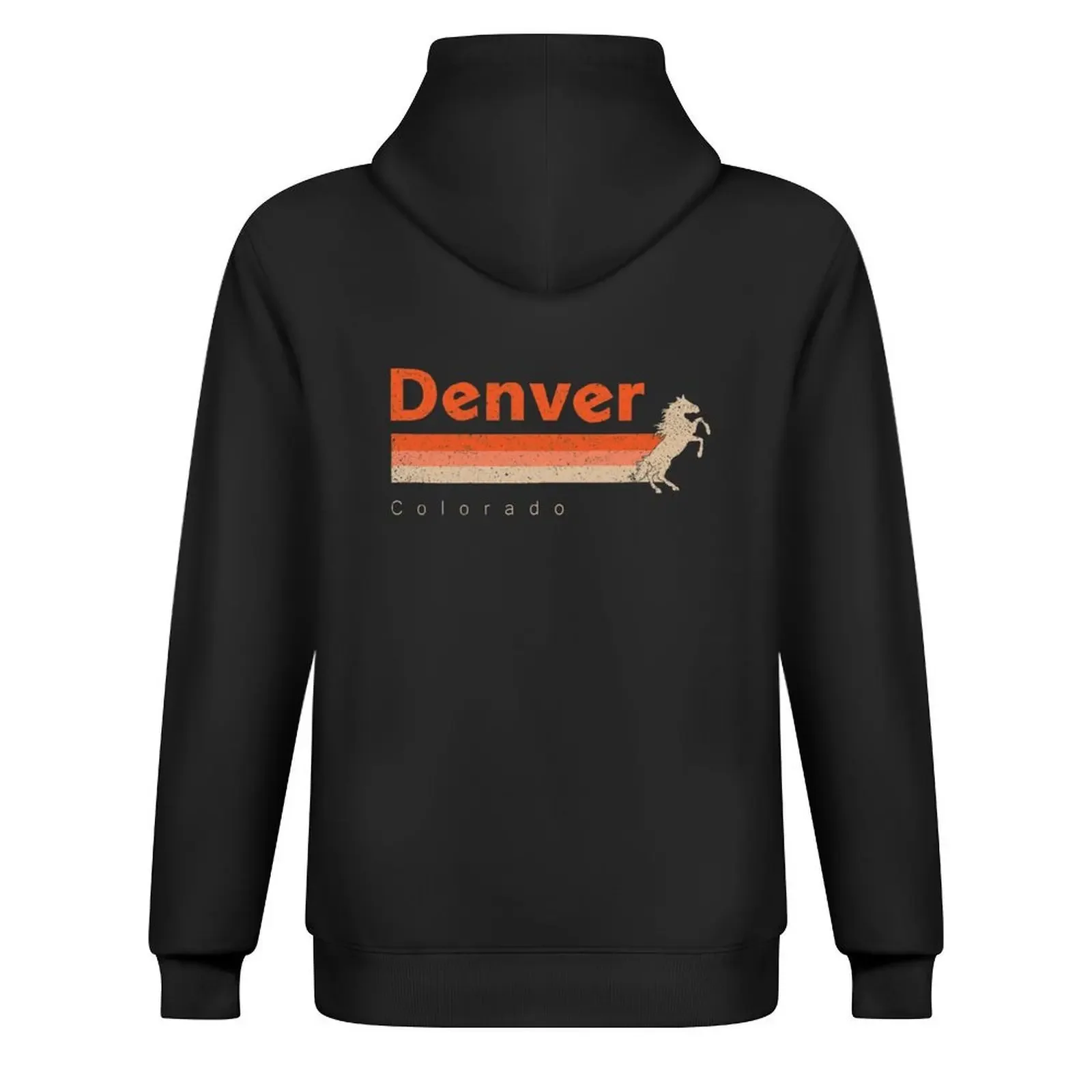 Фото Винтажная толстовка Denver Football Retro Colorado Bronco At Gameday, осенняя мужская дизайнерская одежда, мужская толстовка с капюшоном №3