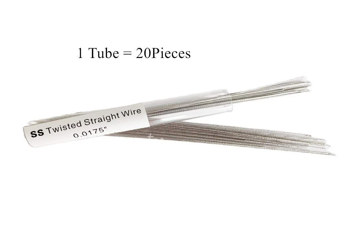 

20Pcs/Tube Dental Twist Wires Orthodontic Twisted Straight Wire Stainless Steel Lingual Retainer