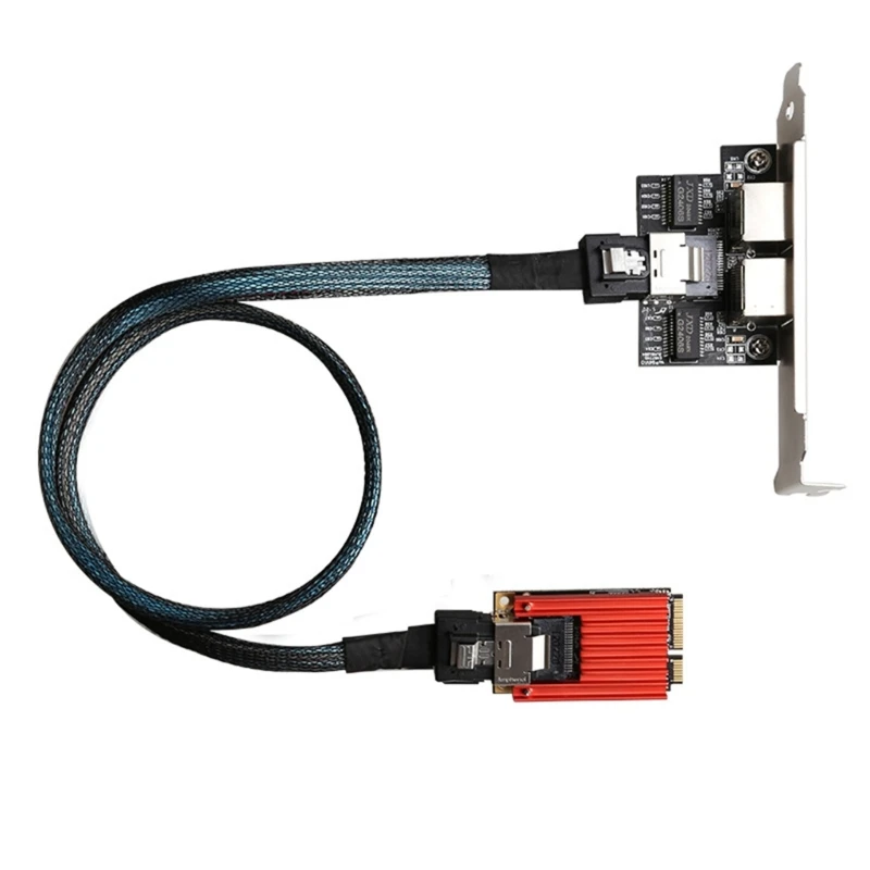 

Dual Port Mini PCIE Card I350 Chipset Mini PCI E Ethernet Adapter