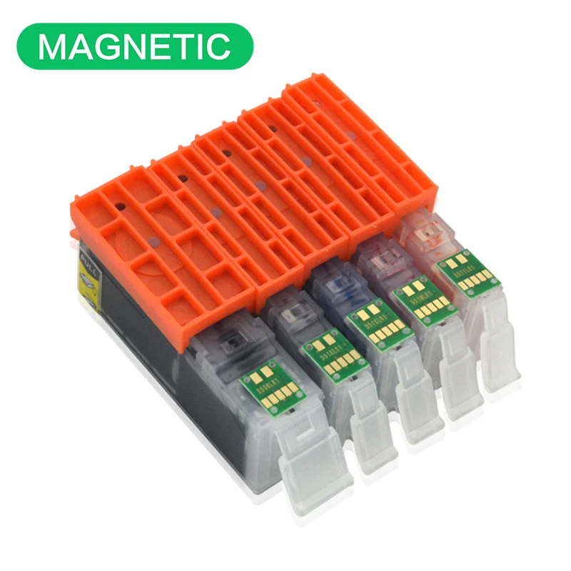 5 шт., картриджи для принтера CANON MG5450 MG5550 MG6450 ip7250 MX925 MX725 IX6850 pgi 550 cli 551 (art.: 7a56587e8) - 7a56587e8