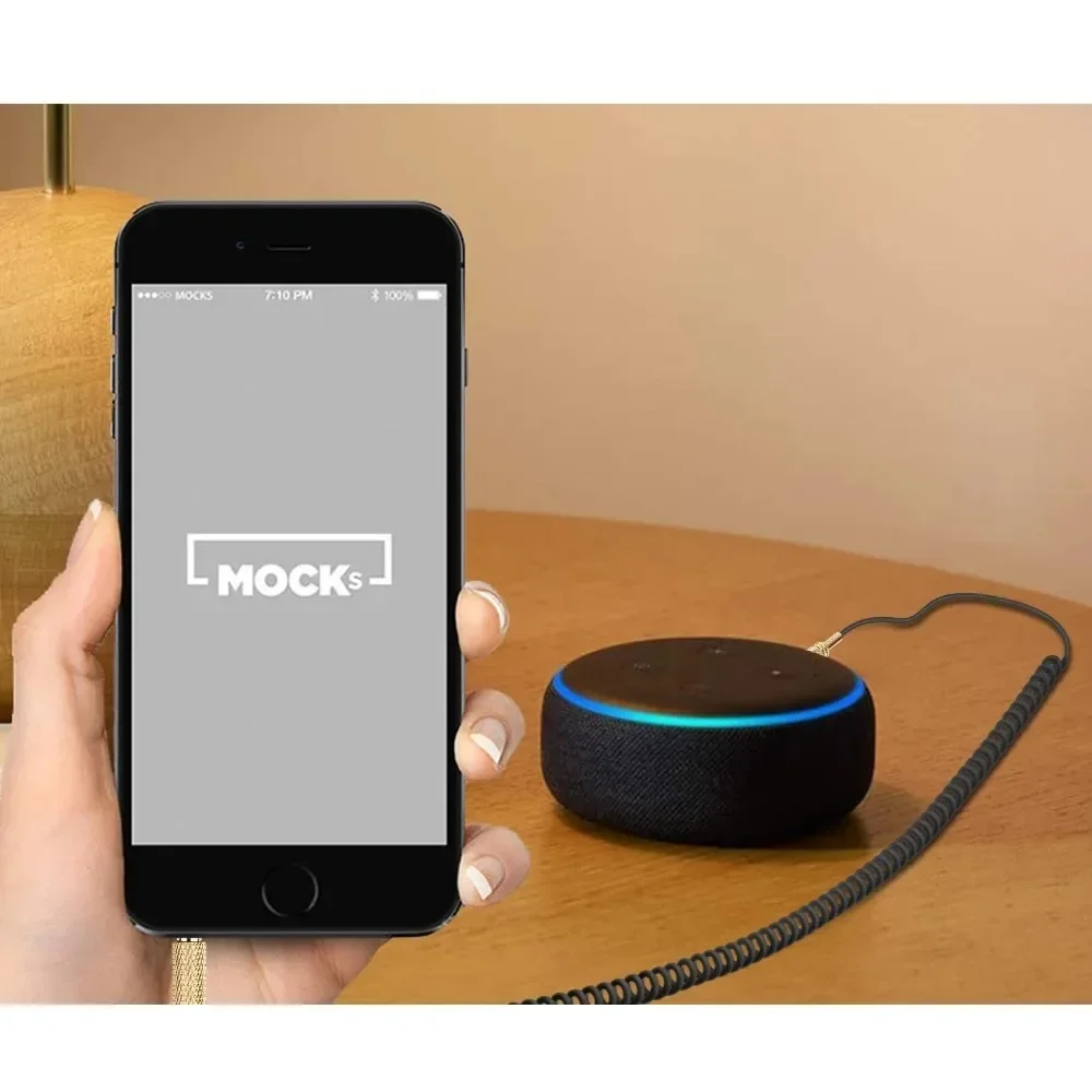 Сменный OFC пружинный спиральный удлинитель Aux 3 5 мм для Sony ICF-CS10iP RDP-M15iP RDP-M5iP RDP-V20iP