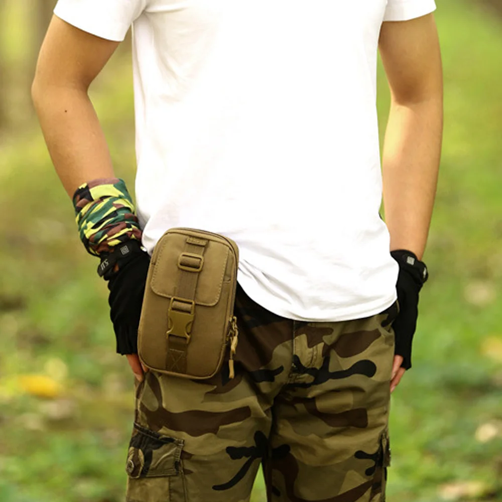 Мужская поясная сумка в винтажном стиле прочный нейлоновый материал
