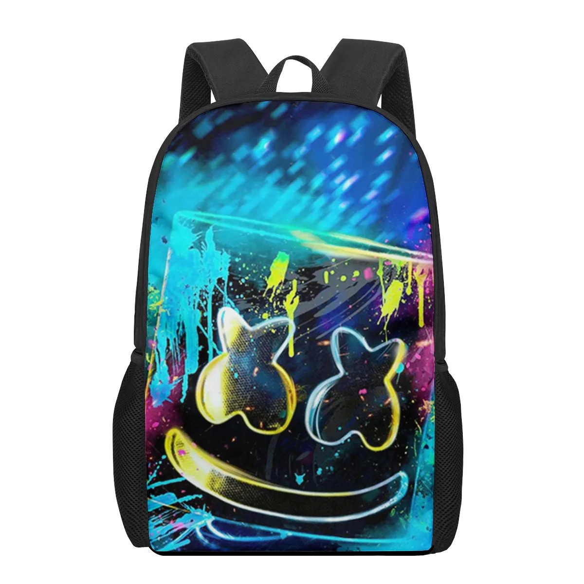 DJ Marshmello School Bags 3D Print Kids Backpack Schoolbags Black Bookbags For Teenager Girls Boys Children Book Bag