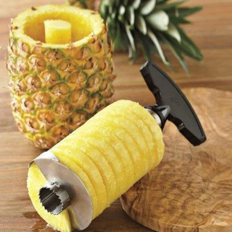 

Pineapple Slicer Peeler Cutter Parer Stainless Steel Corer Pineapple Cutter Fruit Tools Kitchen Accessories Kitchen Gadgets