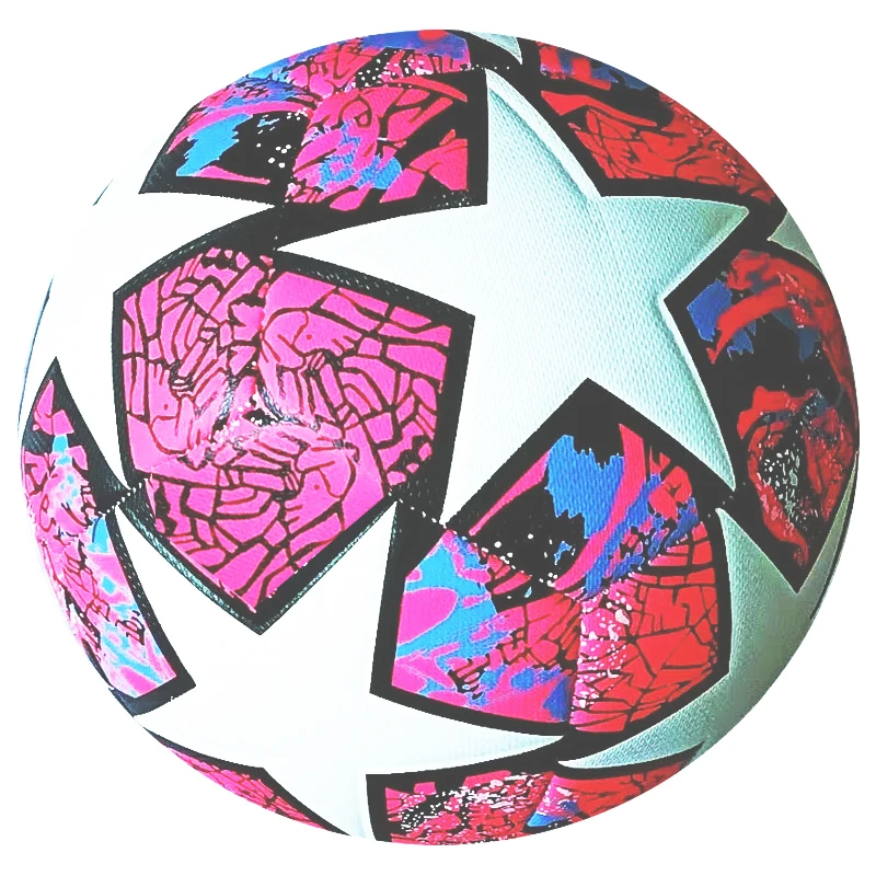 

JANYGM Soccer Balls Size 5 Professional Red PU Material Wear-resistant Match Footballs Training League Stitch bola de futebol