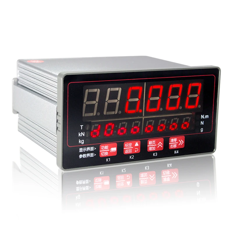 

Multi-function 4-20mA 0-10V Dynamometer Display Control Instrument Digital Force Gauges Load Cell Indicator Rs485 Transmission