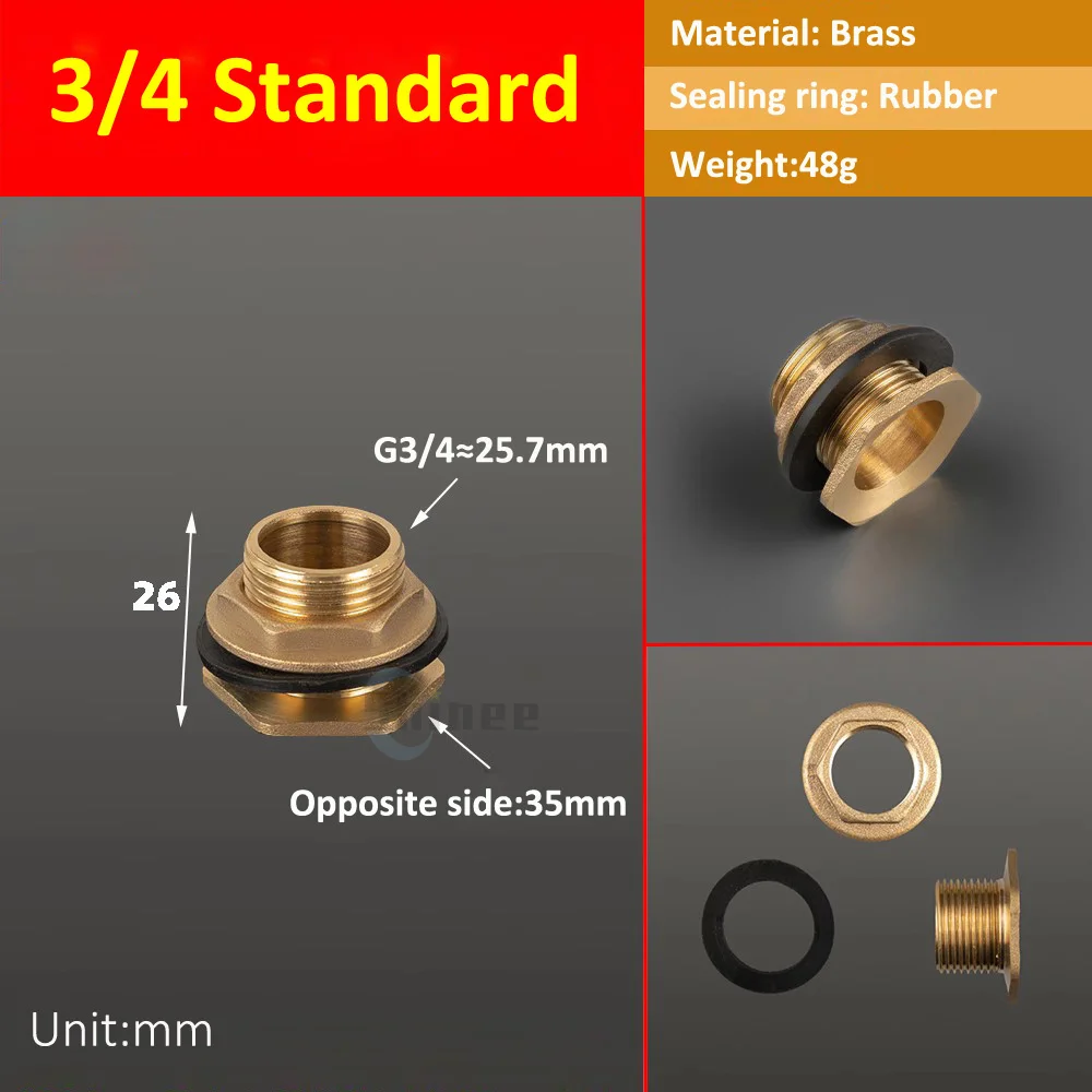 

Латунный соединитель для трубы 3/4"-1"