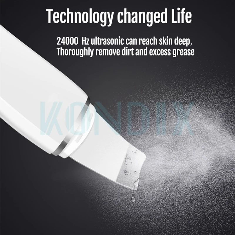 Ultrasonic Skin Scrubber Deep Face Cleaning Machine Peeling Shovel Facial Pore Cleaner Lift New |