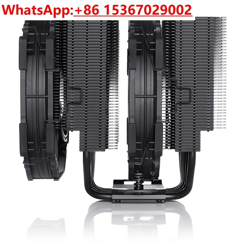 Фото Owl NH-D15 chromax.черная черная версия, вентилятор двойной башни A15, многоплатформный радиатор процессора №4