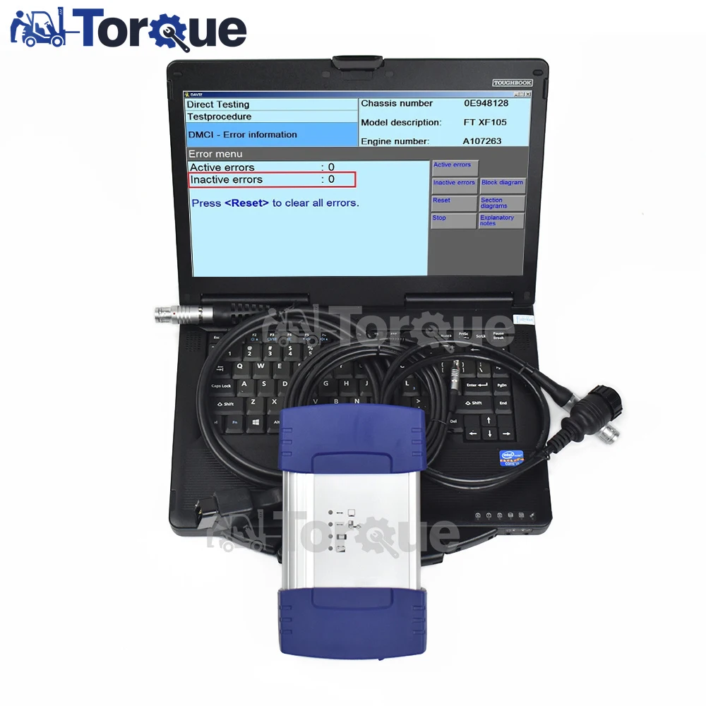 Для ноутбука DAF paccar для DAF Davie VCI560 DAF Davie программа + хотя-book CF53