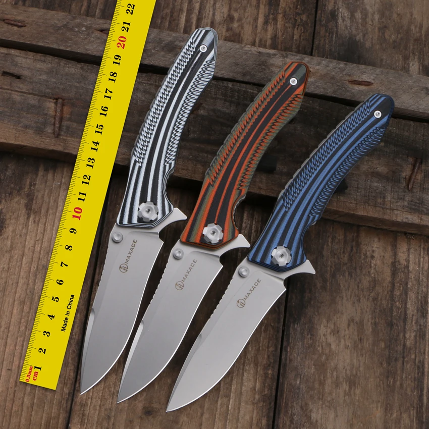 Складной нож Maxace Zealot 3 0 G10 с ручкой для повседневного использования самообороны