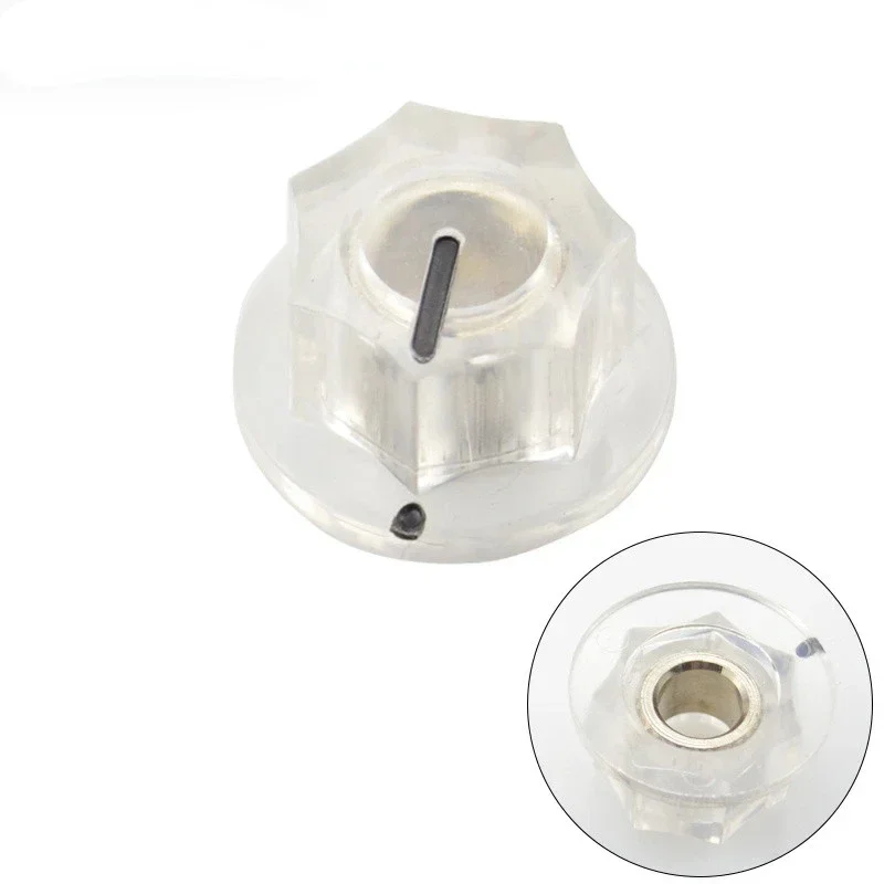 

1 шт., разъем для педали гитарного эффекта, AMPS, джаз, бас, юброванная пластика, ручка управления 6,35 мм