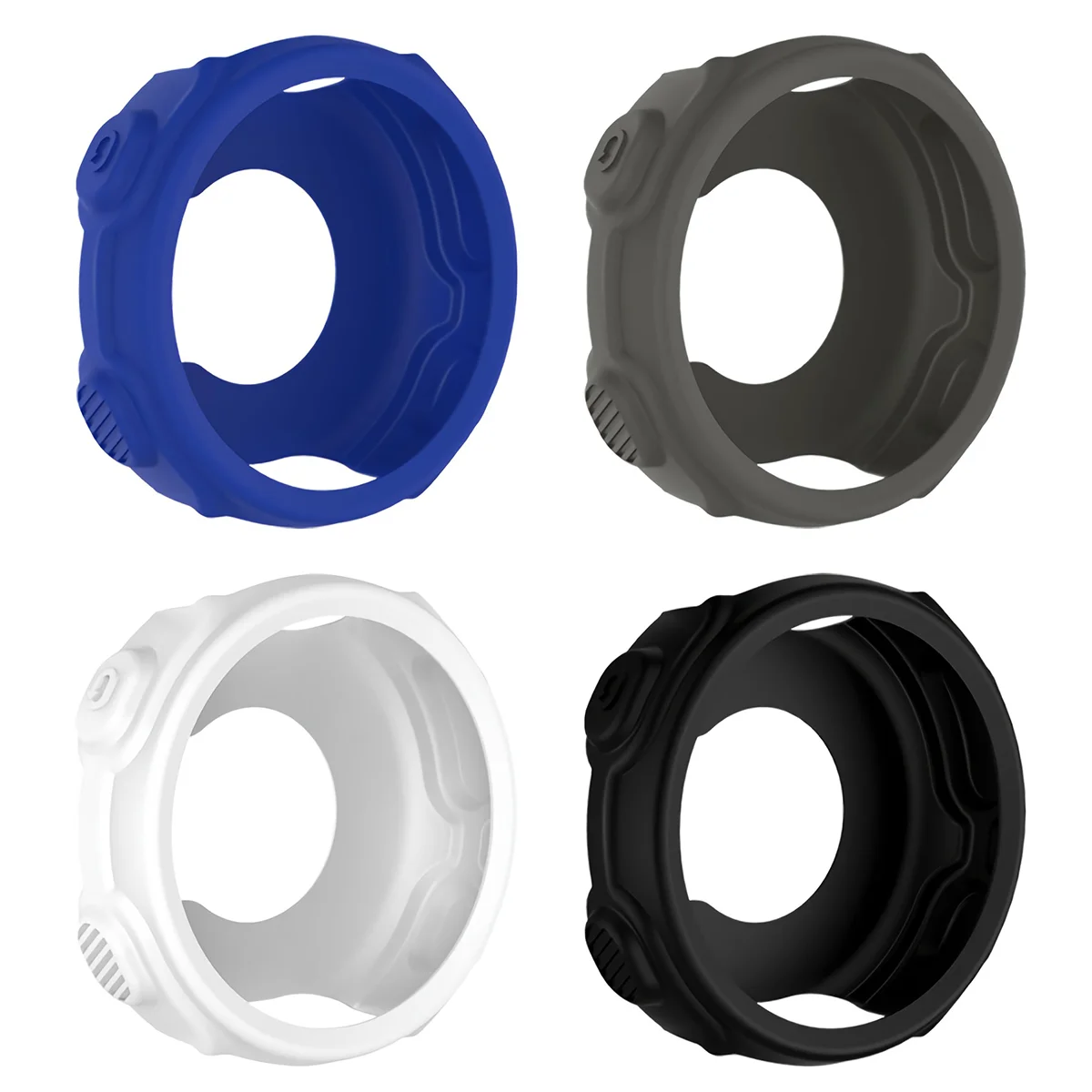 

4 Pcs Case Comfortable Watch Case Bumper Compatible for Garmin Forerunner 735XT