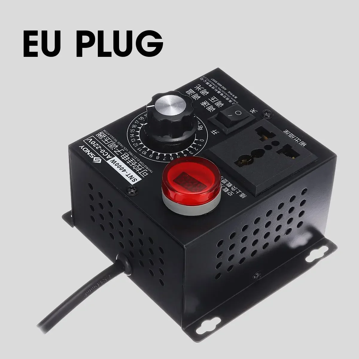 Высокомощный кремниевый Электронный регулятор напряжения 4000 Вт переменного