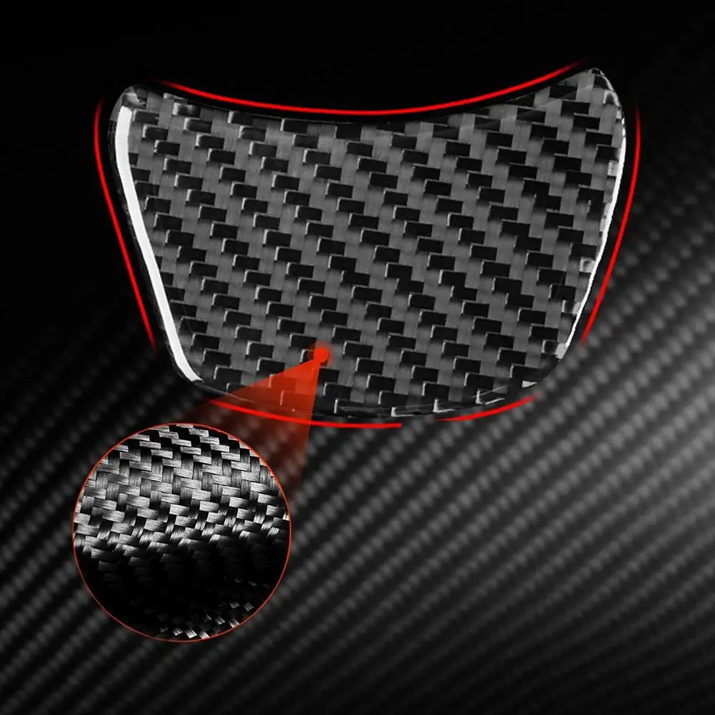 

Brand New Durable Easy Installation High Quality Steering Wheel Cover Trim Bottom Car Accessories Carbon Fiber