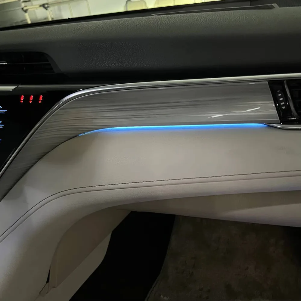 

Синий светодиодный центральный атмосферный светильник, внутренняя декоративная лампа для Toyota Camry 2018 2019 2020 2021 2022 2023