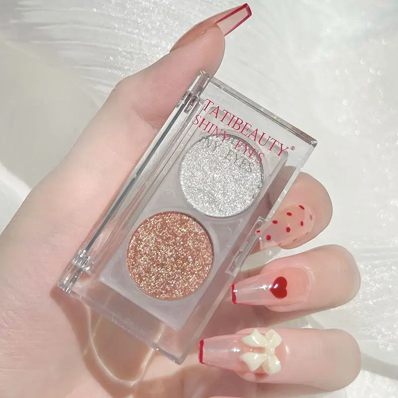 Сменные блестящие тени для век Cowherd двухцветные с лунным светом основа