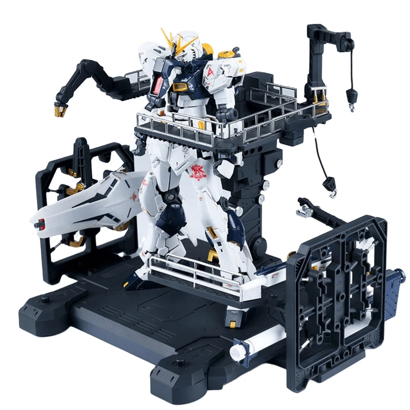 

Anime Peripheral Gundam Assembled Model Kit 1/144 Universal Platform Hangar Garage Booth Display Toy Collection Ornament Gift