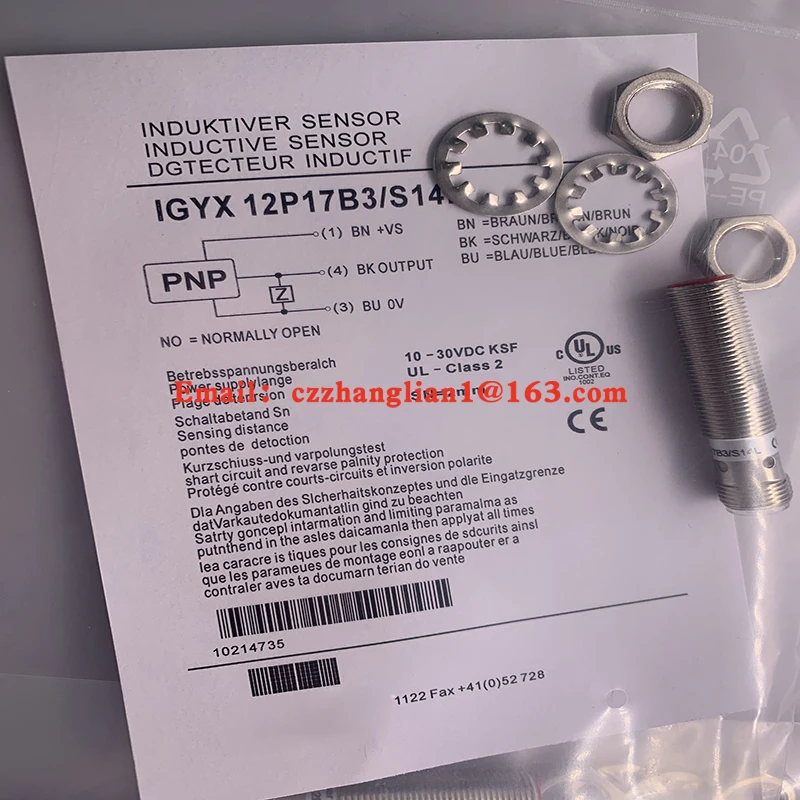 Совершенно новый Бесконтактный переключатель IGYX 08P17B3/S35L 08N17B3/S35L полные модели