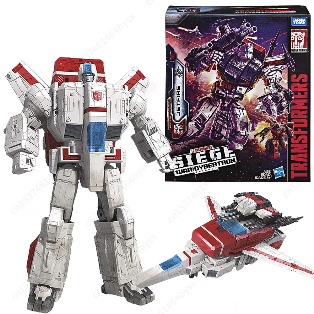 

In Stock Transformers WFC Siege Jetfire Toys Cybertron Commander WFC-S28 Reprint Jetfire Action Figure Toy Gift Collection