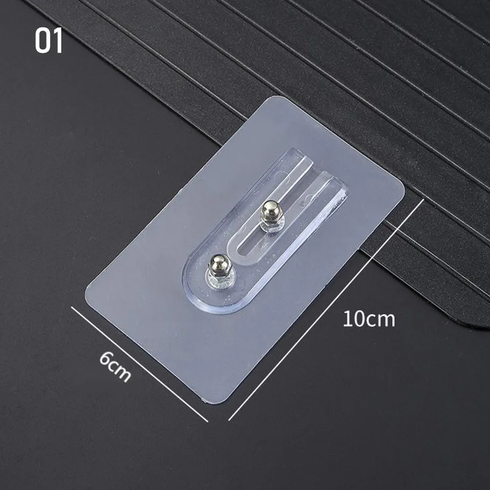 

Прозрачный регулируемый настенный крючок из полипропилена