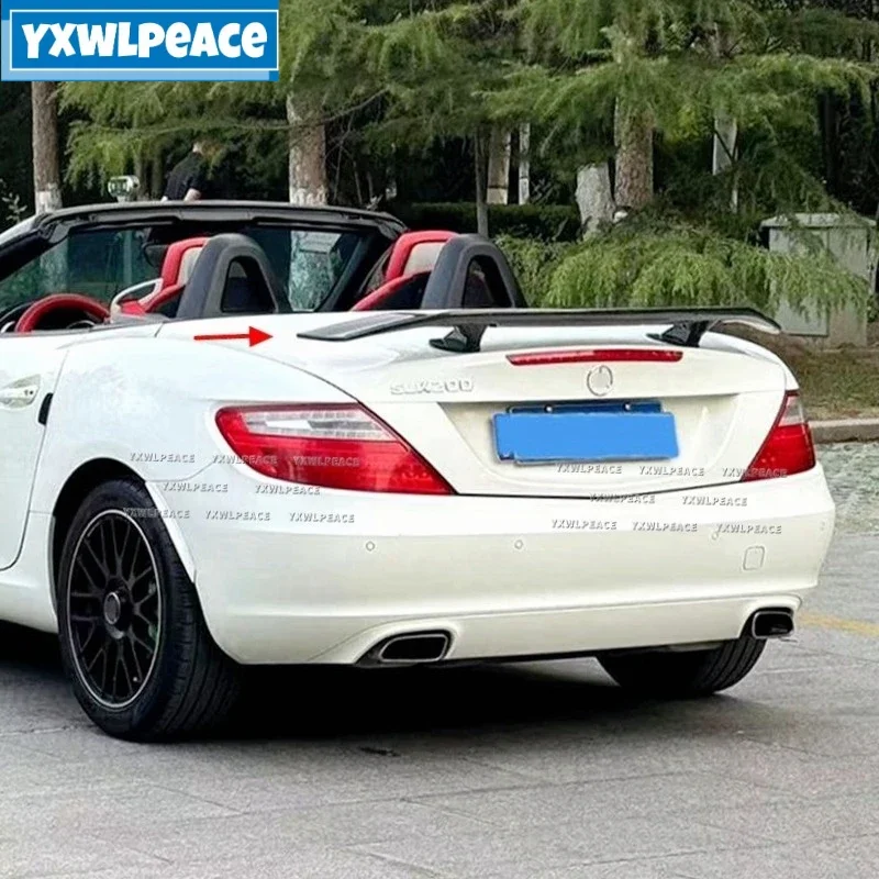 Фото Для Mercedes-Benz SLK SLK320 R171 R172 2006-2013 SLK200 SLK280 SLK300 SLK350: Задний спойлер, накладка на багажник, тюнинг-крыло №5