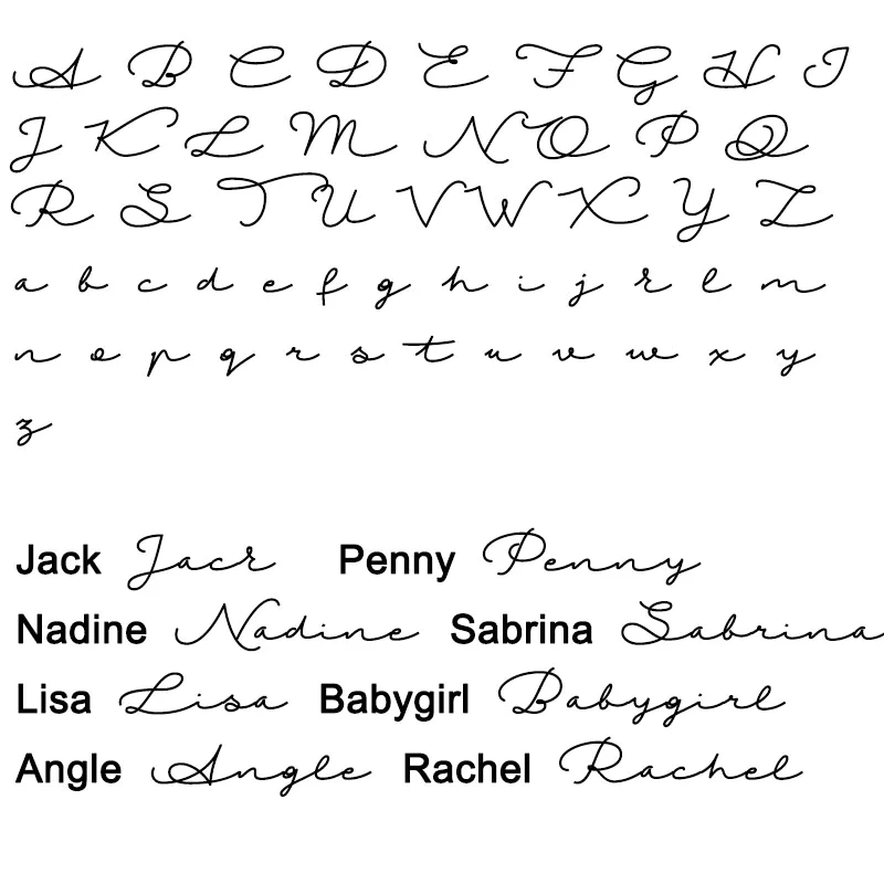 Ожерелье с именем ожерелье на заказ золотые изящные украшения подарок день