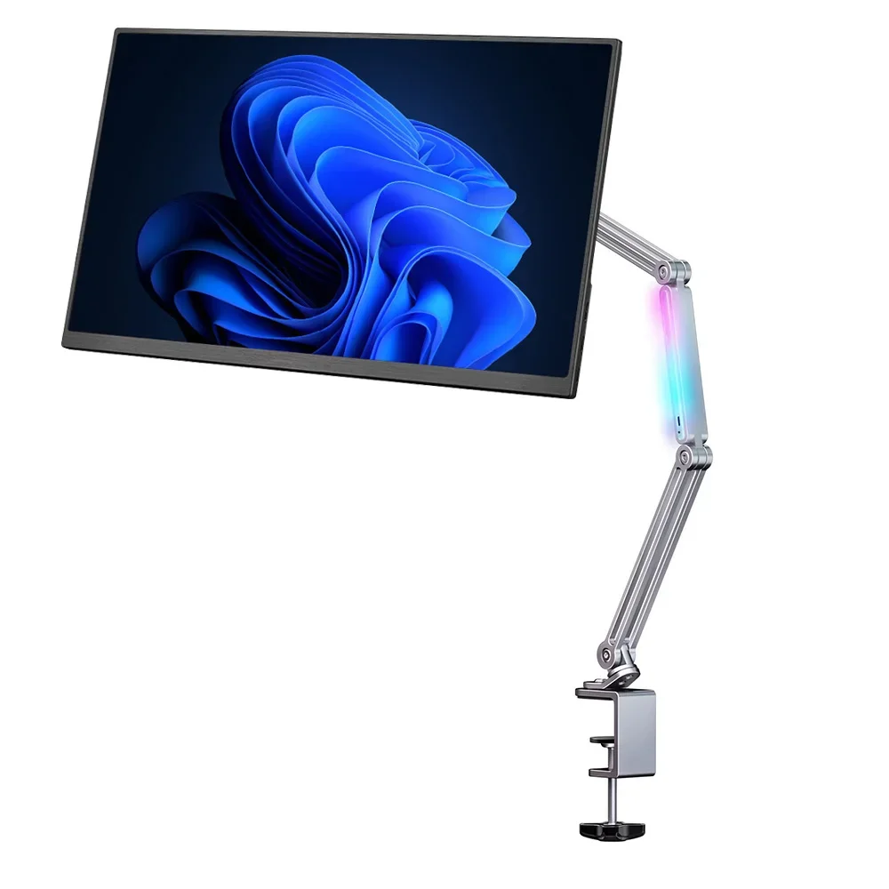 Светодиодный длинная ручка портативная стойка для монитора 360 Rota из алюминиевого