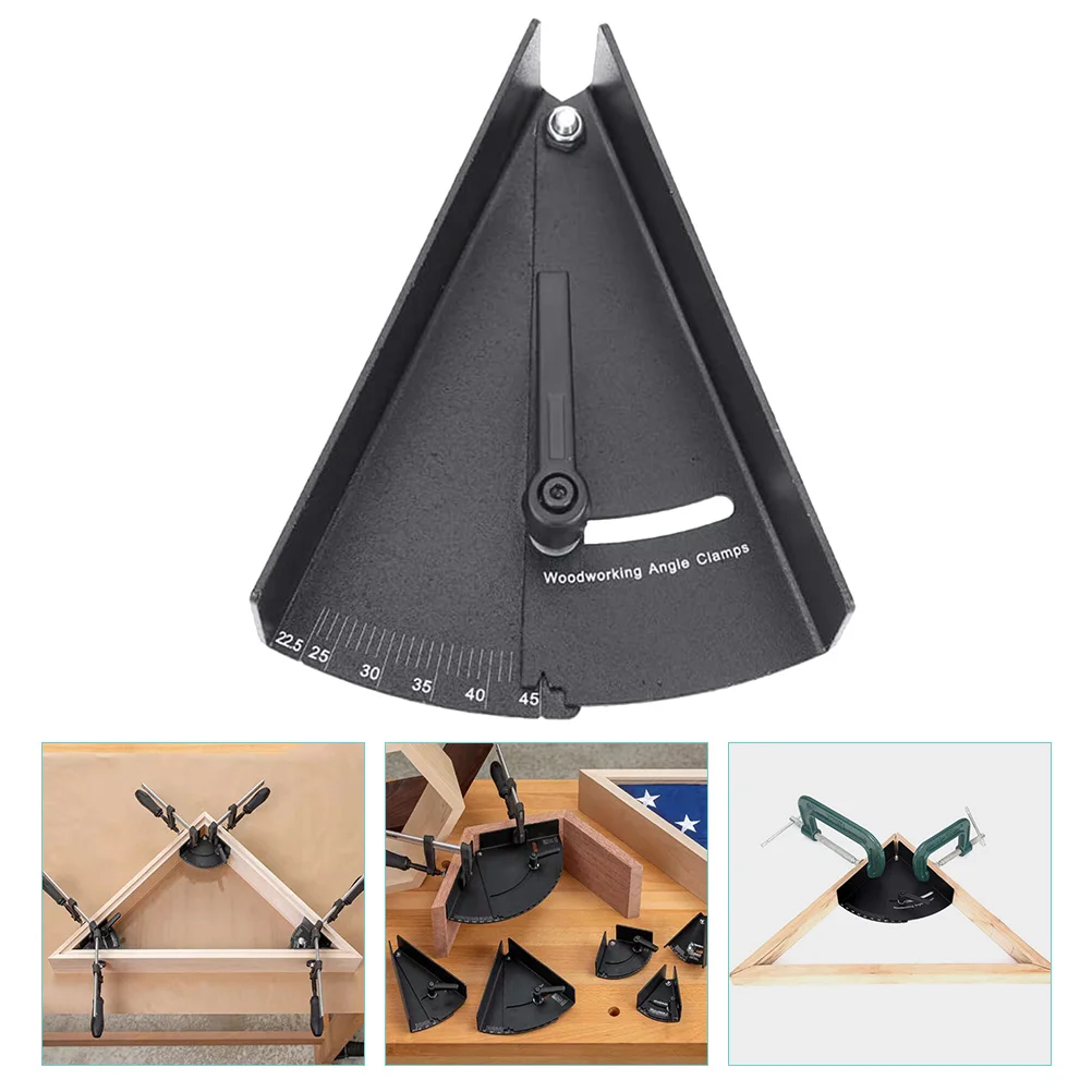 

Aluminum Alloy Joinery Corner Clamp Woodworking Tool 45 Degree Clamp for Door and Photo Frames