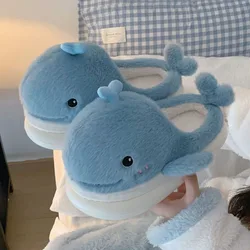 Домашние тапочки с китом 