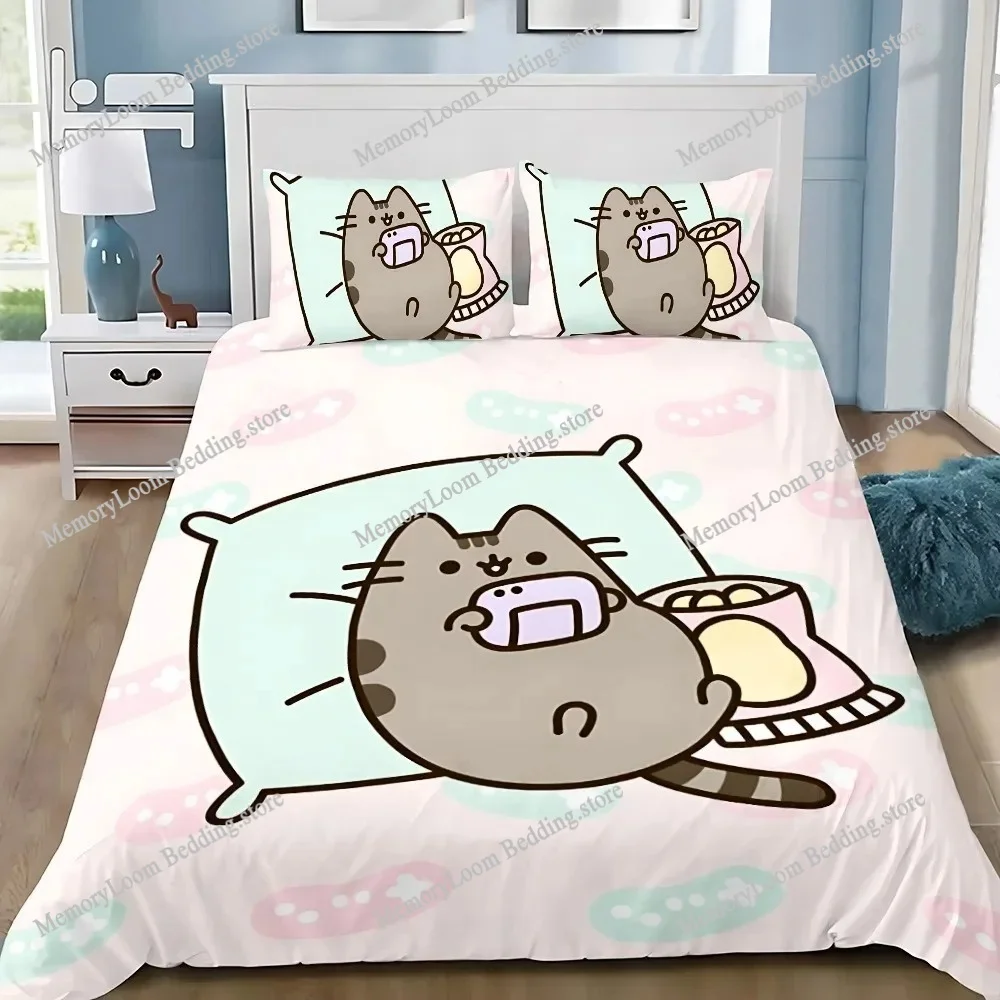 

Комплект постельного белья P-Pusheens с рисунком кота