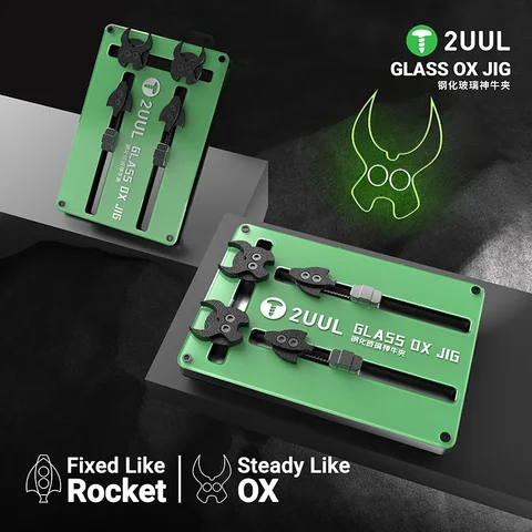 2UUL BH21 GLASS OX JIG Универсальный держатель печатной платы телефона, термостойкое приспособление для материнской платы для ремонта платы мобильного телефона