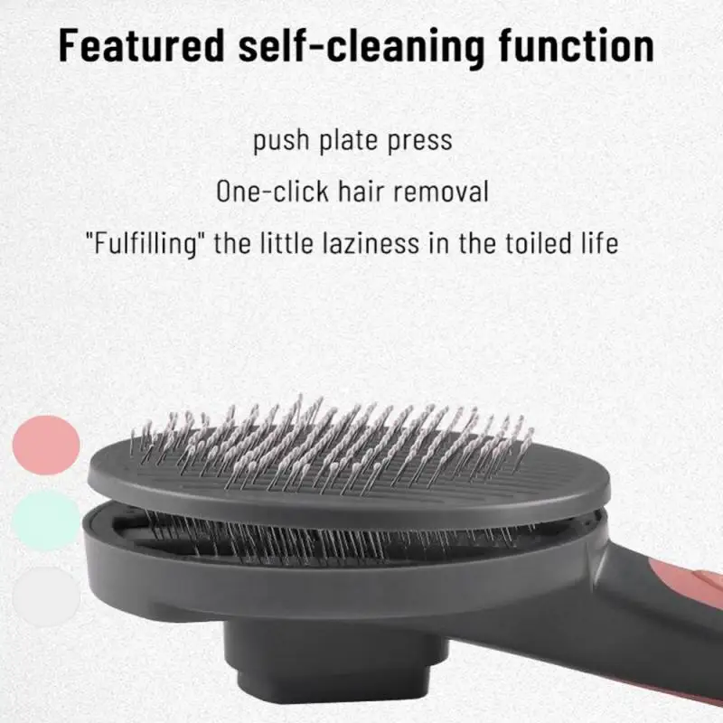 Щетка для груминга домашних животных расческа из нержавеющей стали собак