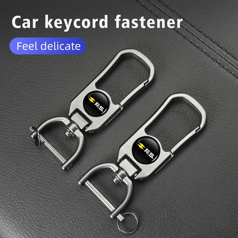 Металлический автомобильный брелок для ключей эмблемы аксессуары укладки Renaul RS