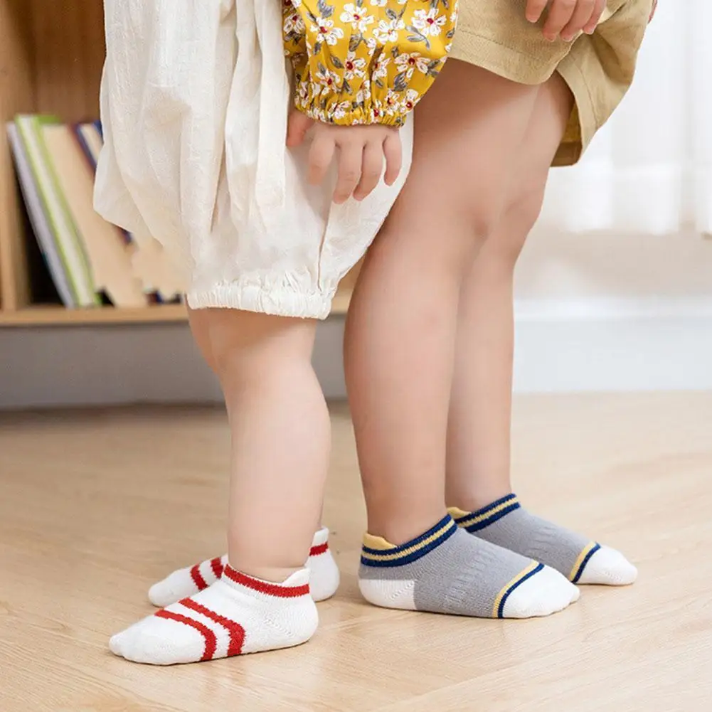 

5 Pairs/lot Anti-slip Ankle Baby Socks Cotton Children Infant For Boy Floor Toddler Socks Socks Sock Girl Low-Cut Fashion U2K7