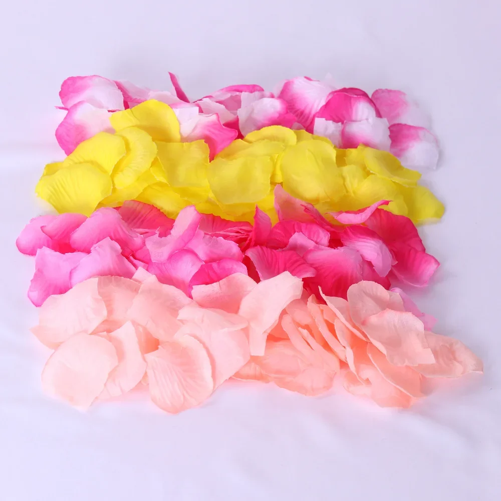 

1000pcs Simulated Rose Non-woven Petals Happy Valentine's Day Wedding Proposal Party Decorations for Home Artificial Petals
