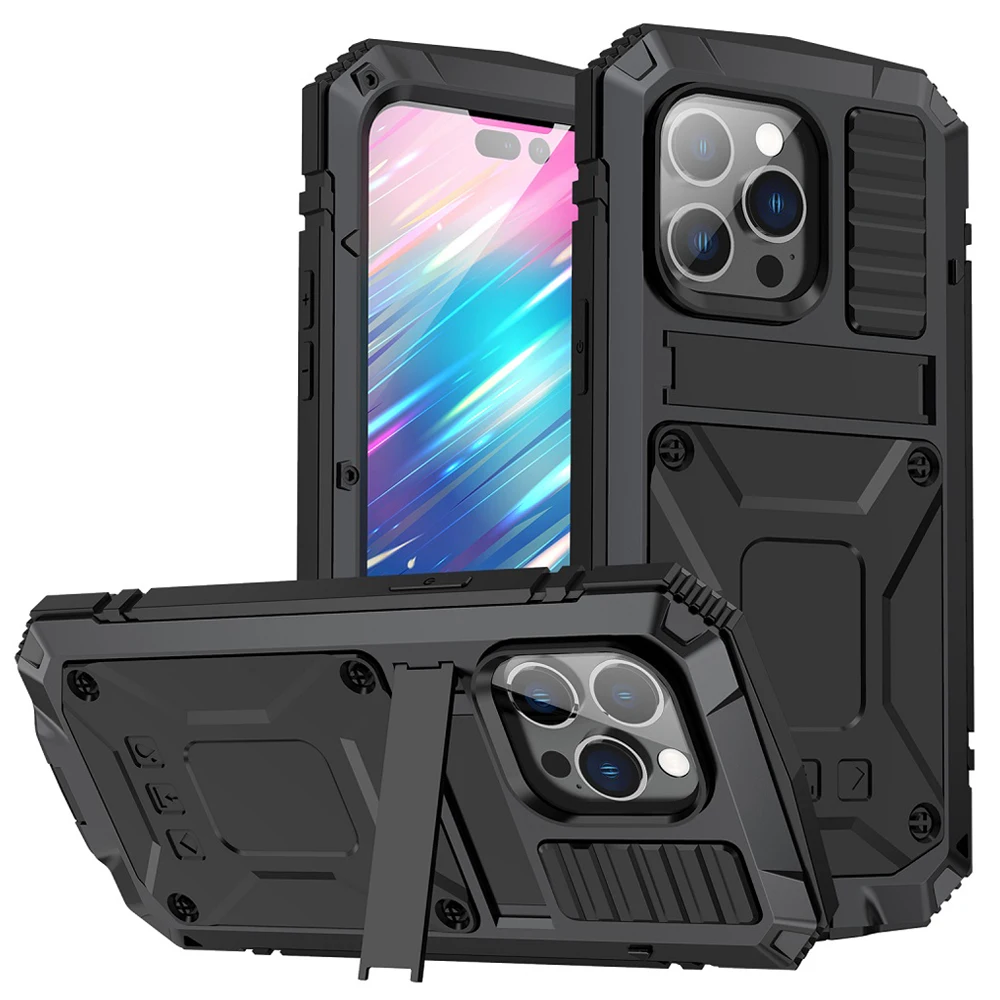 

Металлический чехол для iPhone 14 13 12 11 Pro Max 14 Plus 13