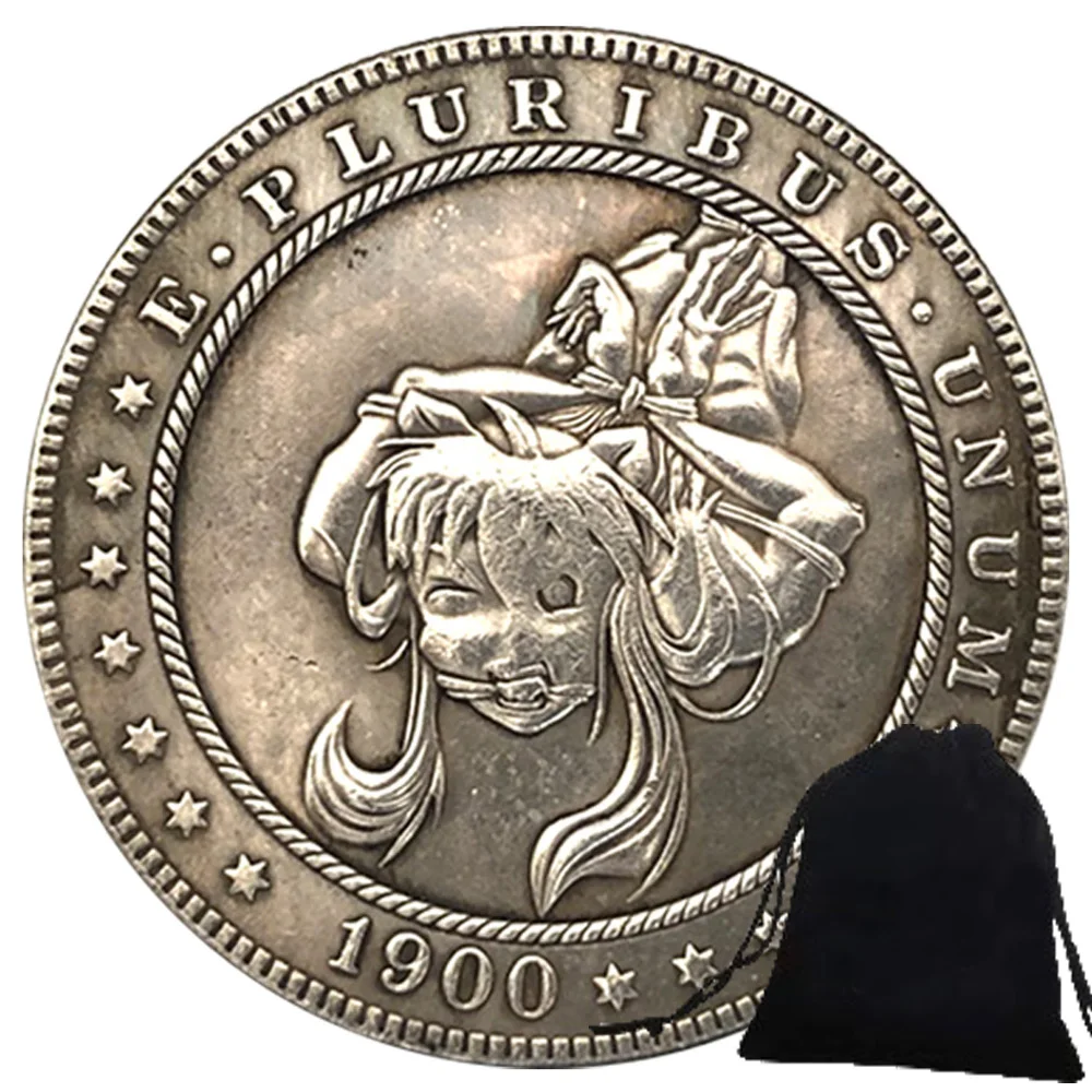 

Никелевые парные монеты Desire for freedom, Хобо, забавная игра, карманные монеты, коллекционное искусство, памятный значок на удачу + подарочный пакет